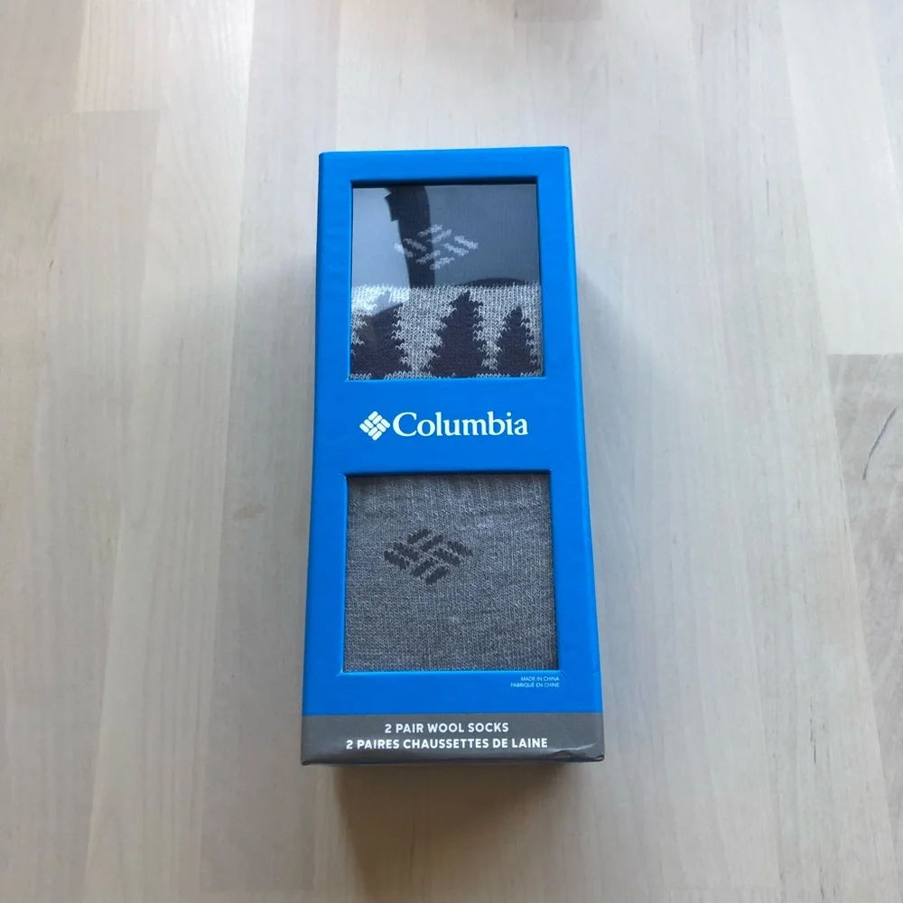 New Columbia Wool Socks Box Set